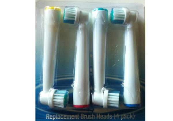 Buy cheap Replacement Ultrasonic Toothbrush Head For Oral B , 4 PCS Set from wholesalers