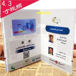 Matt / Glossy Lamination LCD Birthday Card , Personalized LCD Video Mailer