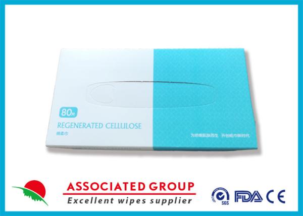 Buy cheap Soft Cotton Dry Disposable Wipes Regenerated Cellulose For Personal Care / Object Surface from wholesalers
