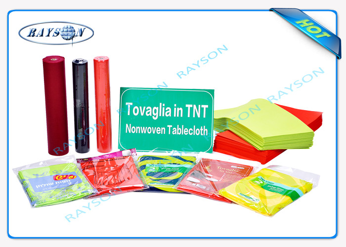 ABACTERIAL Resturant Non Woven Tablecloth Disposable For Napkin