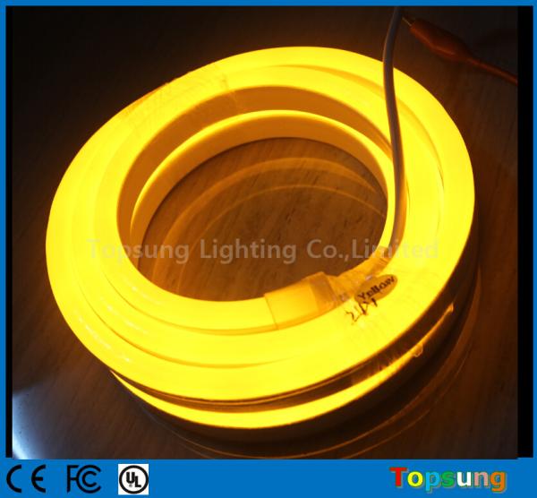 Buy cheap 50m spool Neo neon led flexible neon strip light 5050 waterproof yellow amber neon rope from wholesalers