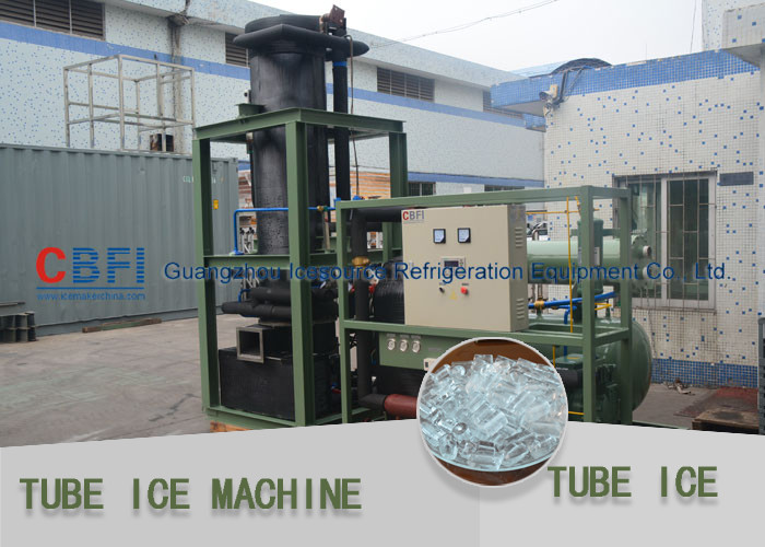 Germany Siemens PLC Control System Intelligent Tube Ice Machine 1000kg - 30000kg