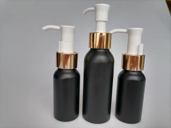 Silver Aluminum Bottles 15ml 30ml 50ml Multi Size Available Cosmetic Pump