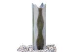 Cylinder Shaped Cast Stone Garden Fountains / Large Outdoor Fountains