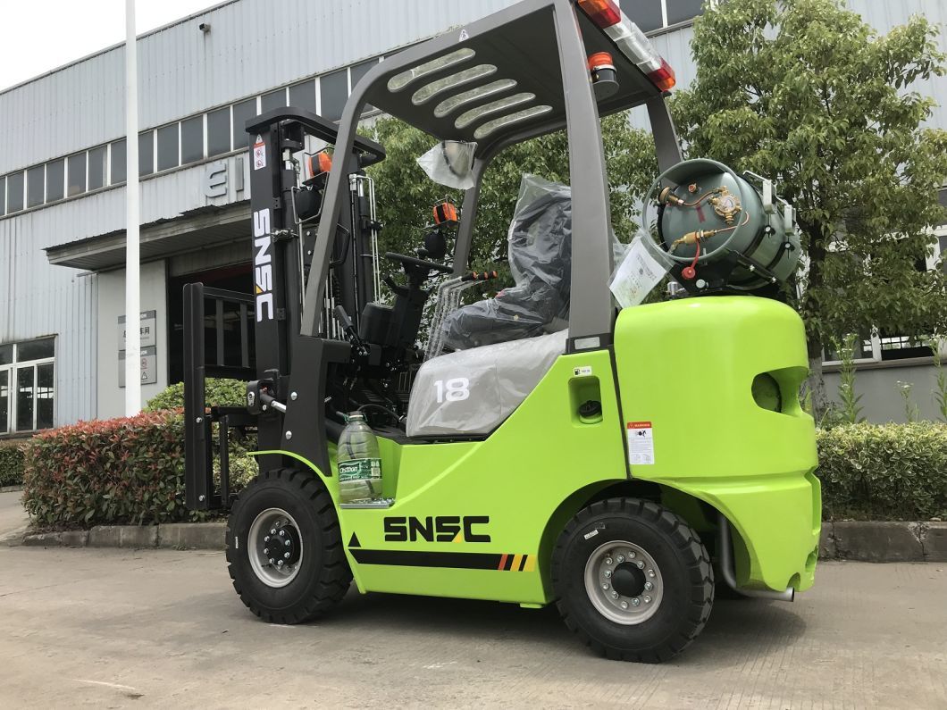 Snsc 1.8ton Gas LPG Gasoline Forklift Truck with Nissan K21 Engine