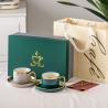 Buy cheap Business Gifts Occasion Porcelain Gold Rim Cup And Saucer Set For Mom On Mother'S Day from wholesalers