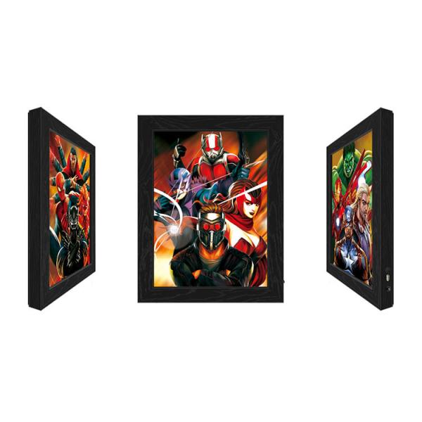 Buy cheap Outdoor LED 3D Lenticular Pictures With Marvel Movie Character from wholesalers