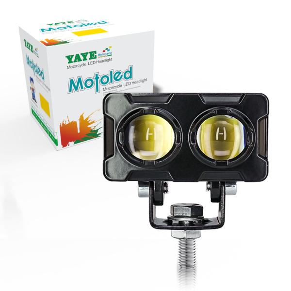 3570CSP Light Source 20W 2000LM LED Mini Spot Light for Motorcycle Yellow White