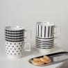 Buy cheap Experience The Elegance Of Black And White Ceramic Mug Coffee Cup For Business Gifts from wholesalers