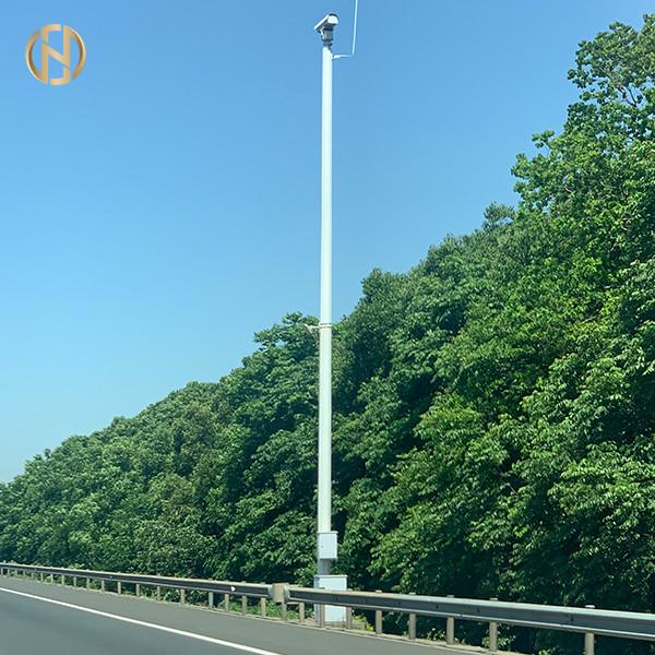 Buy cheap High Quality CCTV Camera Pole Octagonal Surveillance Camera Pole from wholesalers