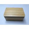Buy cheap Custom Made Small Wooden Gift Boxes , High Gloss Natural Wood Boxes With Hinged Lids from wholesalers
