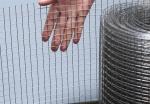 Silver Color Fence 2*2cm Galvanized Welded Wire Mesh Rolls Carbon Steel