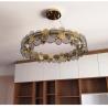 Buy cheap Modern chandelier lighting smoke gray glass round hanging lamp house lights(WH-MI-322) from wholesalers