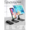 Buy cheap Height Adjustable Folding Desktop Phone Stand 130mm Phone Holder Desk Mount from wholesalers