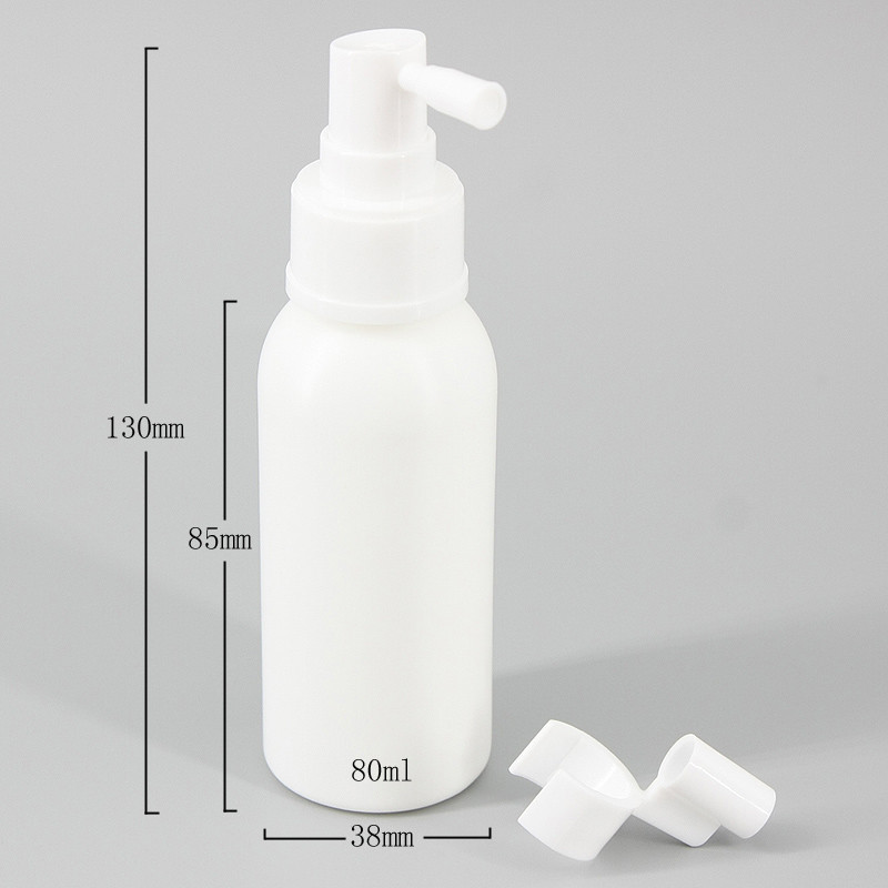 Screw Cap Hand Soap 2oz 60ml HDPE Nose Spray Bottle