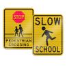 Buy cheap PSA Adhesive Reflective Safety Signs Compulsory Traffic Sign from wholesalers