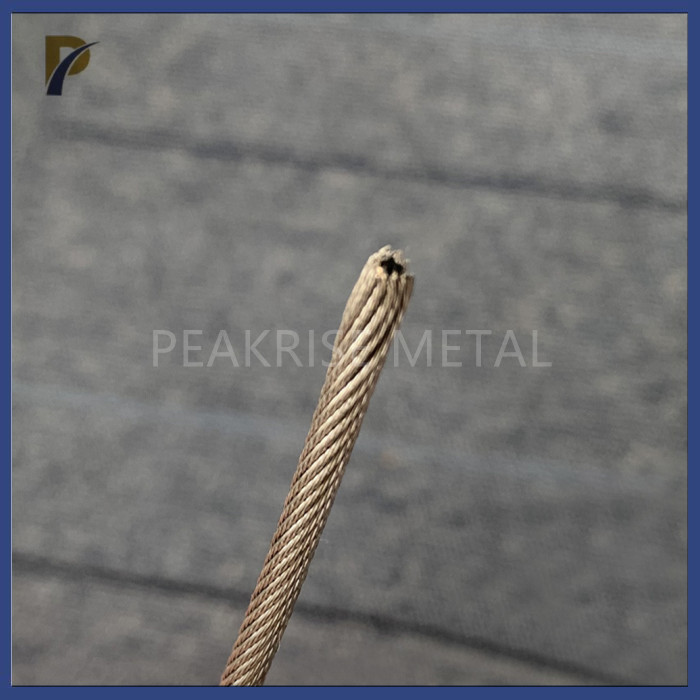 4.5mm Pure Fine Tungsten Alloy Wire Rope For Single Crystal Furnace Characteristics Of Tungsten wire high quality