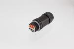 Male Waterproof Electrical Cable Connector -25C- 85C Reliability Meets
