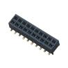 Buy cheap Two Row 22 Pin Female Header Connector 1.27mm Pitch SMT Type Black Color from wholesalers
