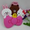 Buy cheap Pink Hello Kitty Friends Rubber PVC Luggage Tags Suitcase Luggage Tags With Black Plastic Rope, Accept OEM 2D Or 3D from wholesalers