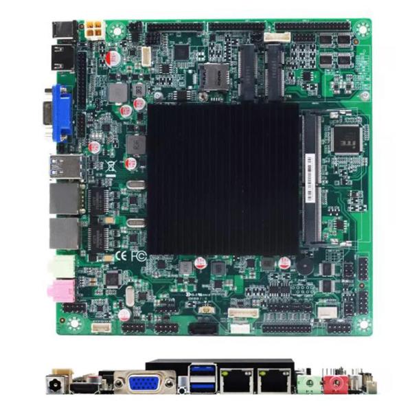 Buy cheap Celeron® J4125 Quad Cores Industrial Itx Motherboard 6 COM 2 LAN Fanless from wholesalers