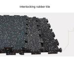 Nontoxic Fitness Rubber Flooring Puzzle Anti Skid Multipurpose