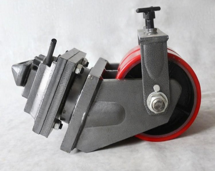 Swivel Rigid Style Heavy Duty Double Wheels Caster with Twist Lock Ensures Smooth Movement of ISO Shipping Containers