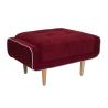 Buy cheap Solid Wood Legs Linen Fabric Sofa Ottoman Imitated Cashmere Cloth Material from wholesalers