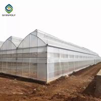 Buy cheap Gutter Height 2-6m Gothic Arch Greenhouse , Shade Net Greenhouse For Ecological product
