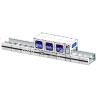 Buy cheap 800mm Fully Automatic Carton Box Case Packing Line 200-1000mm 5-6 Pieces/M from wholesalers