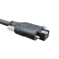 Buy cheap 30V IEEE 1394 Cable / 9 Pin Firewire 800 Cable Black TPE Cable For FA Field product