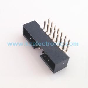 Wholesale 2*8 Pins 2.54mm PCB box header right angle 90 DIP connector from china suppliers