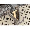 Buy cheap Hollow Out Womens Luxury Handbag , Snakeskin Off White Crossbody Bag from wholesalers