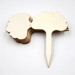 Wooden plant tags wooden plant label wooden sign for Garden accessories