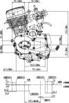 ZS156FMI CG125 Engine motorcycle motorbile motor CG125 Engine