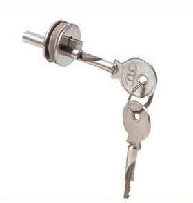 Quality Push Type Glass Door Lock for bus station bulletin board Cylinder Locks for sale