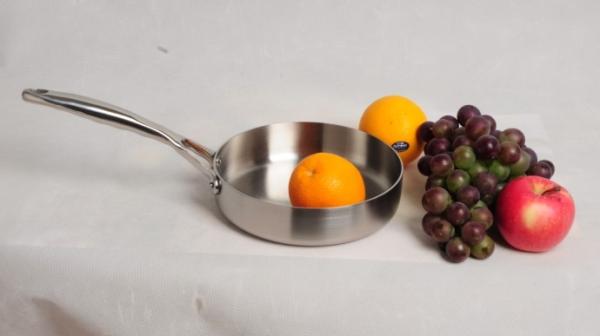 Buy cheap Frying pan,Stainless steel tri-ply cookware SHONLI-F-03,cast iron handle from wholesalers