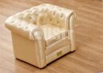 Curved Back Childrens Sofa Chair Lounger Bed Strong Wood Frame American Style