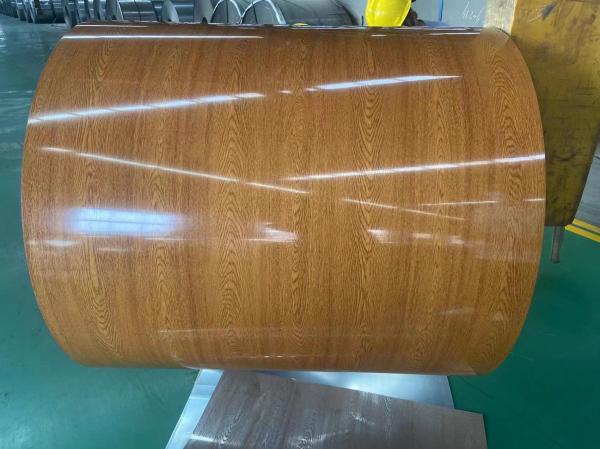 Buy cheap PVDF Printech Wood Grain Color Coil 50-Year Warranty 3003H24 Aluminium Coil 0.80*1200 Color Coated Coil from wholesalers