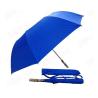 Buy cheap Light Blue Foldable Golf Umbrella Fibreglass Ribs Bamboo Handle 14mm Steel Shaft from wholesalers