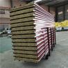 Buy cheap 960mm steel strip red rock wool sandwich pane with waterproof cap from wholesalers