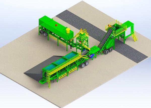 Buy cheap Airport Construction Feed 400t/H Asphalt Batch Mix Plant from wholesalers