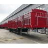 Buy cheap 30-100 Tons 4 Axles Heavy Duty Semi Trailers Cargo Livestock Sugar Cane Stake Fence 13m from wholesalers