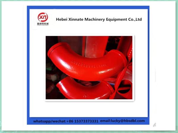 Buy cheap R275x90D Cast Concrete Pump Elbow Single Wall Twin Wall 20# Concrete Pump Pipe Bend from wholesalers