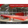Buy cheap Tri-axle 50Tons flatbed container trailer truck for Carry container , hoses , cement bags from wholesalers