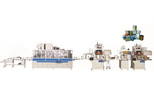 Buy cheap Used 1-5L Square Tin Can Making Machine For Engine Oil from wholesalers
