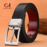 Buy cheap Business Smooth Genuine Leather Belt With Metal Buckle Reversible from wholesalers