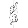 Buy cheap Contemporary Wrought Iron Railing Parts Decorative Balusters Customized from wholesalers