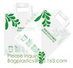 100% Compostable Shopper, Biodegradable handle handy Carrier Eco Bio starch