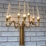 Luxury Crystal Chandelier Living Room Dining Bedroom Gold Silver Chandelier (WH